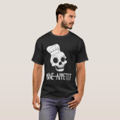 シェフ – ハロウィーンのスケルトンパン骨ボン食欲Ch Tシャツ (正面フル)