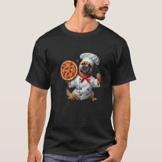 シェフ・バディのナショナルピザ用かわいいアップシャツ Tシャツ