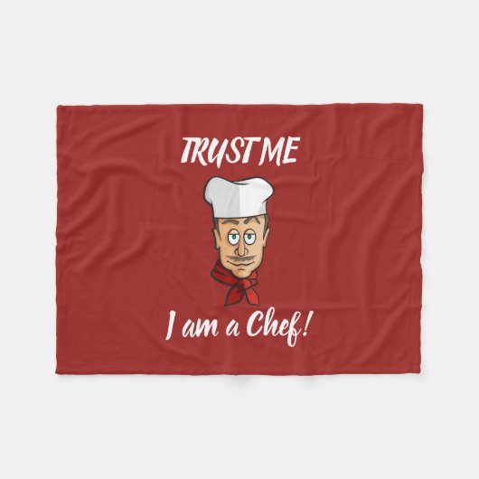 シェフ フリースブランケット (正面(横))