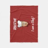 シェフ フリースブランケット (正面)