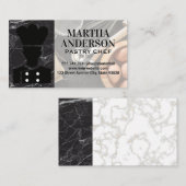 シェフ |ベーキングの材料とツールの名刺 名刺 (正面/裏面)