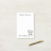 シェフ ポストイット (デスク上)