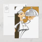 シェフ ポストカード (正面/裏面)