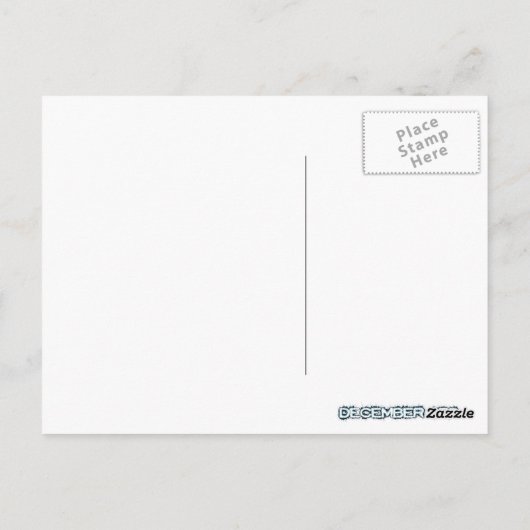 シェフ ポストカード (裏面)