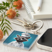 シェフ・ラクーン キーホルダー (正面右)