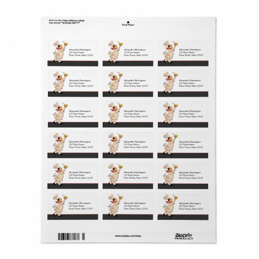 シェフ ラベル (フルシート)