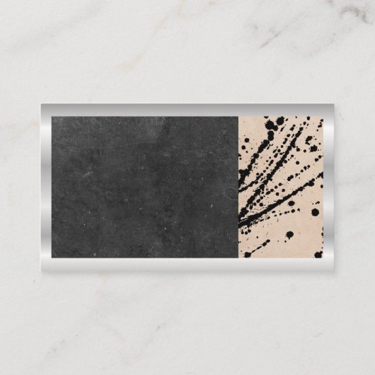 シェフ |レストランのオーナー |食品産業 名刺 (裏面)