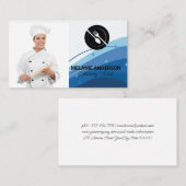 シェフ | レストランロゴ 名刺 (正面/裏面)