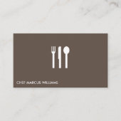 シェフ | レストラン 名刺 (正面)