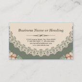 シェフ – ヴィンテージシックフローラ 名刺 (裏面)