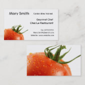 シェフ/個人的なシェフ/調理師の名刺 名刺 (正面/裏面)