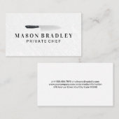 シェフ | 包丁 名刺 (正面/裏面)