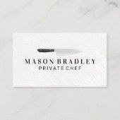 シェフ | 包丁 名刺 (正面)