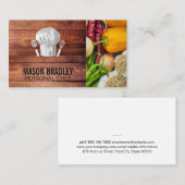 シェフ |料理芸術 |野菜の生産 名刺 (正面/裏面)