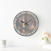 シェフ – 紅茶 – お茶ポット ラージ壁時計 (ホーム)