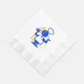 シェフ 縁ありランチョンナプキン (角)
