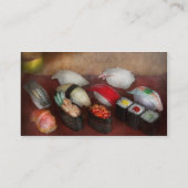 シェフ-食糧- Oh、私は寿司を昨晩食べました 名刺 (裏面)