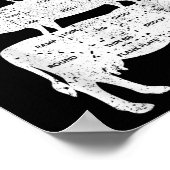 シェフButcher Bbq Id煙その豚肉牛おもしろい脂 ポスター (角)