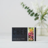 シェフIケータリングモダンプロフェッショナル 名刺 (スタンド正面)