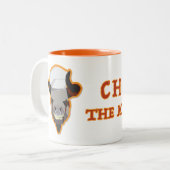 シェフJザミノタウルw/文字 ツートーンマグカップ (正面左)