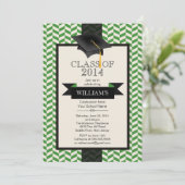 シェブモダンロン卒業パーティー招待状 招待状 (スタンド正面)