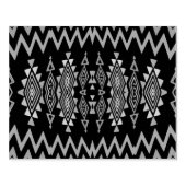 シェブロンおよびひし形の抽象デザイン ラバースタンプ (インプリント)