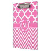 シェブロンとクローバー クリップボード (左)