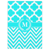 シェブロンとクローバー クリップボード (裏面)