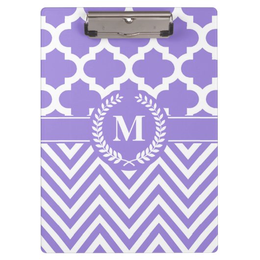 シェブロンとクローバー クリップボード (正面)