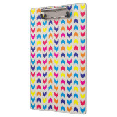 シェブロンのアステカなカラフル クリップボード (左)
