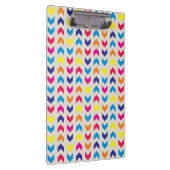 シェブロンのアステカなカラフル クリップボード (右)