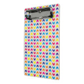 シェブロンのアステカなカラフル ミニクリップボード (アングル2)