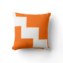 シェブロンのオレンジおよび白