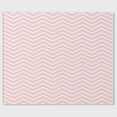 シェブロンのジグザグパターンの花弁のピンク ラッピングペーパー (フラット)
