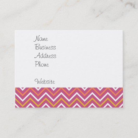 シェブロンのスタイルの1900年代の女性で常に作って下さい 名刺 (正面)