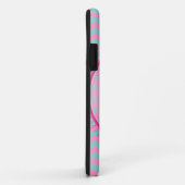 シェブロンのピンクのリボンのiphone 5の場合 Case-Mate iPhoneケース (裏面/右)