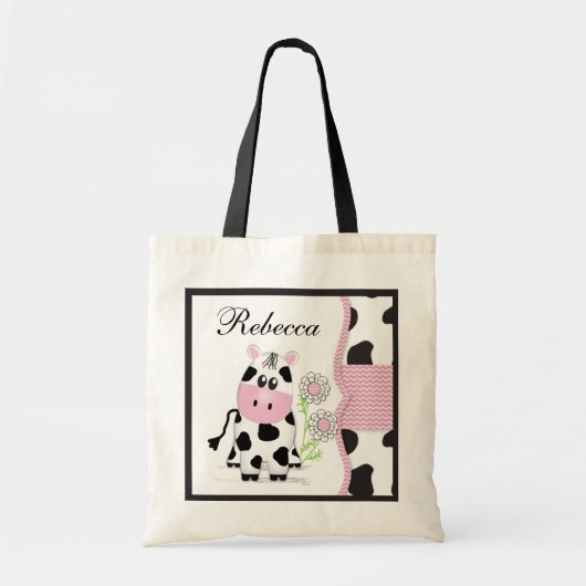 シェブロンのプリントが付いている女性のカーボーイ牛バッグ トートバッグ (正面)