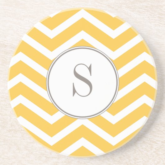 シェブロンのモノグラムのコースター コースター (正面)