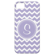 シェブロンのモノグラムのレトロの紫色および白い