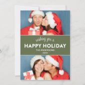 シェブロンの休日%PIPE%の休日の写真カード シーズンカード (正面)