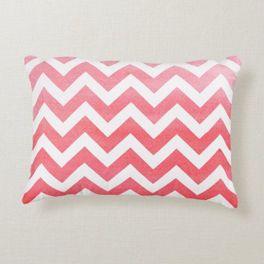 シェブロンの枕 アクセントクッション (裏面)