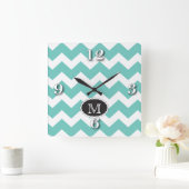 シェブロンの柱時計 スクエア壁時計 (ホーム)