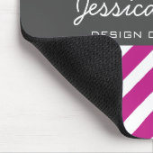 シェブロンの紫色のマウスパッド| TBM マウスパッド (コーナー)