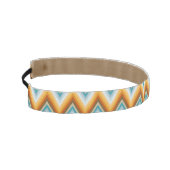 シェブロンの背景パターン アスレチックヘッドバンド (左)