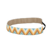 シェブロンの背景パターン アスレチックヘッドバンド (右)