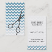 シェブロンは理容師または美容師の名刺をせん断します 名刺 (正面/裏面)