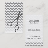 シェブロンは理容師または美容師の名刺をせん断します 名刺 (正面/裏面)