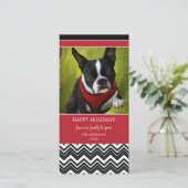 シェブロンは%PIPE%の休日の写真カードを縞で飾ります シーズンカード (スタンド正面)