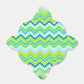 シェブロンアクアティール（緑がかった色）グリーンサンプルギフトボックス フェイバーボックス (折り畳みなし)