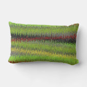 シェブロンアーバン抽象芸術 ランバークッション (裏面)